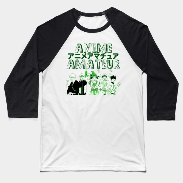 Anime Amateur Podcast Baseball T-Shirt by oddityghosting